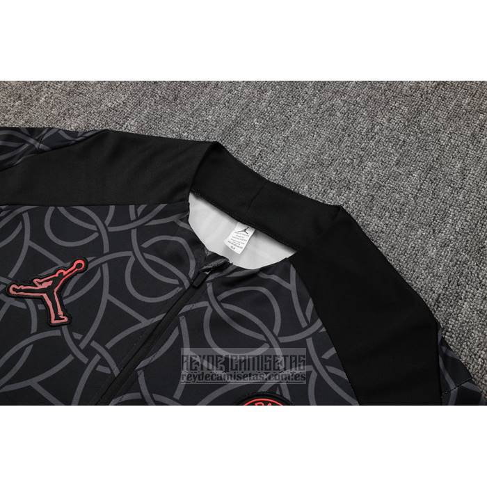 Chandal de Sudadera del Paris Saint-Germain Jordan Nino 2024-2025 Negro